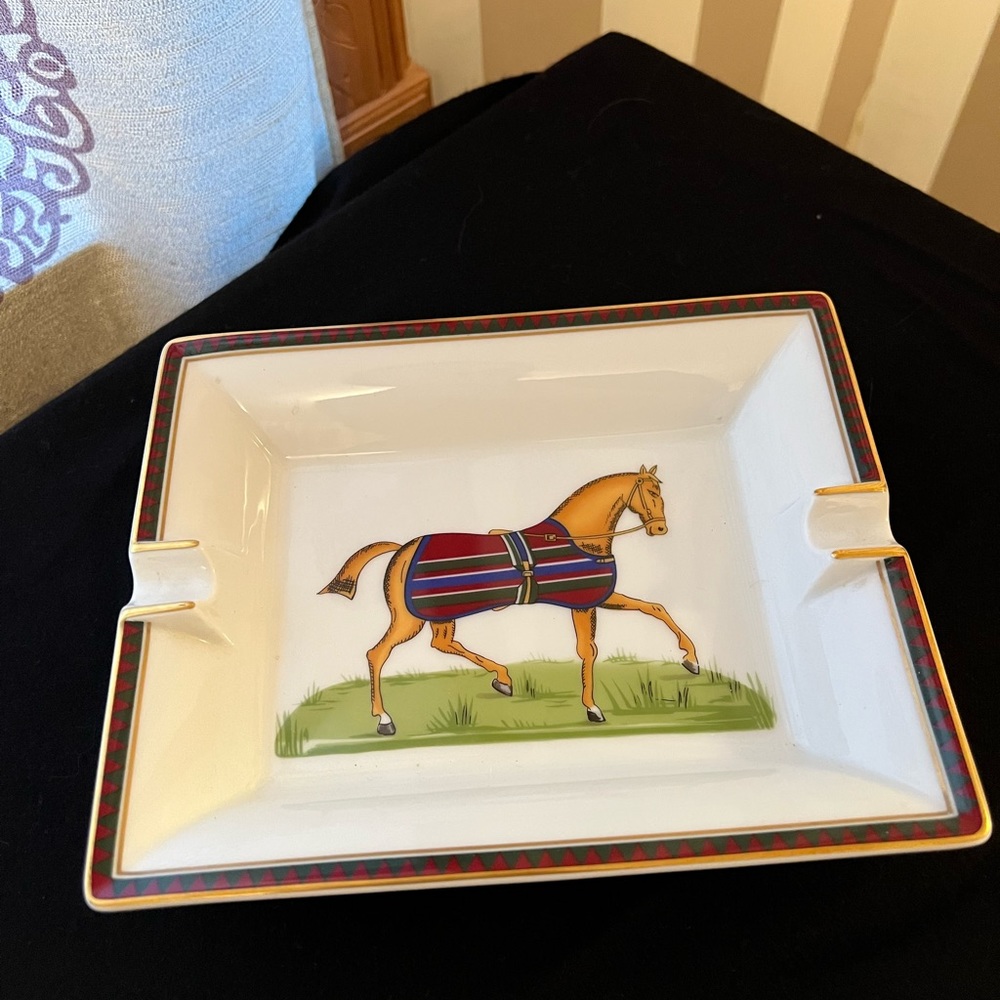 Hermes equestrian cigar ashtray